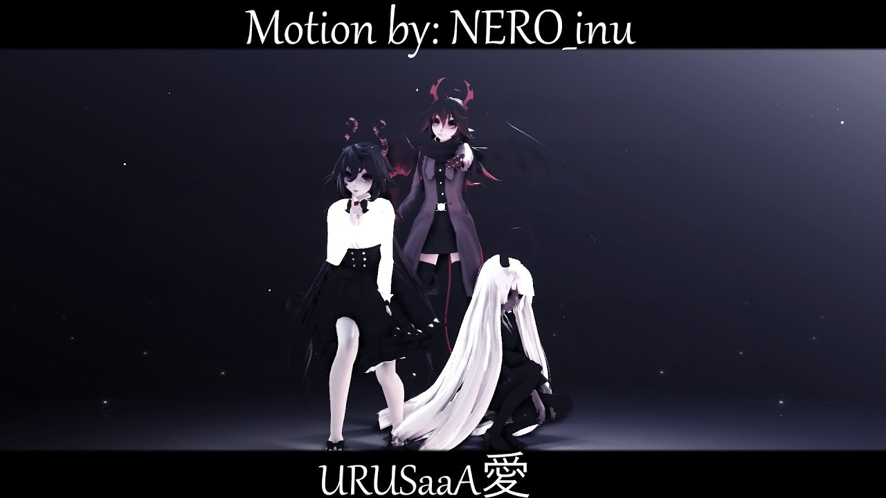 (•MMD•OD•TGG•TSC•Satanica, Ivlin and FEM!Kcalb•) URUSaaA愛 (•test model•+DL•)
