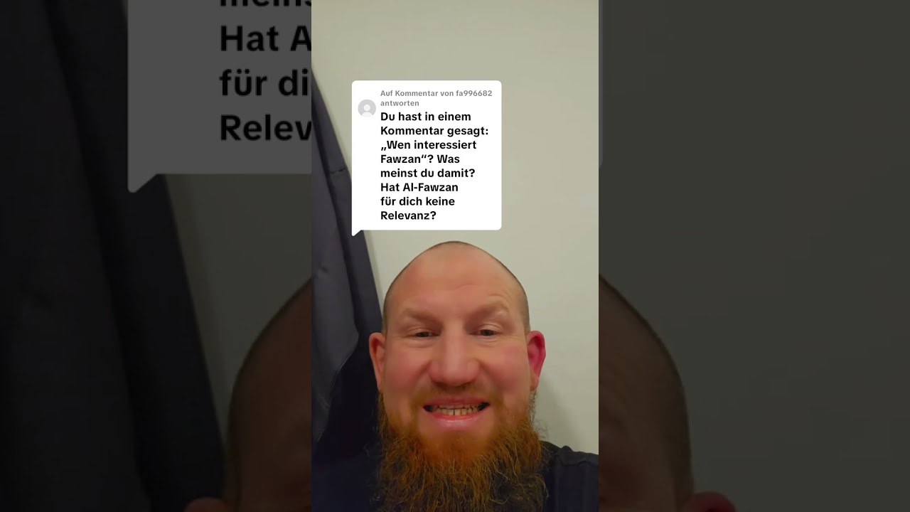 Wen interessiert Sheikh Fawzan? 