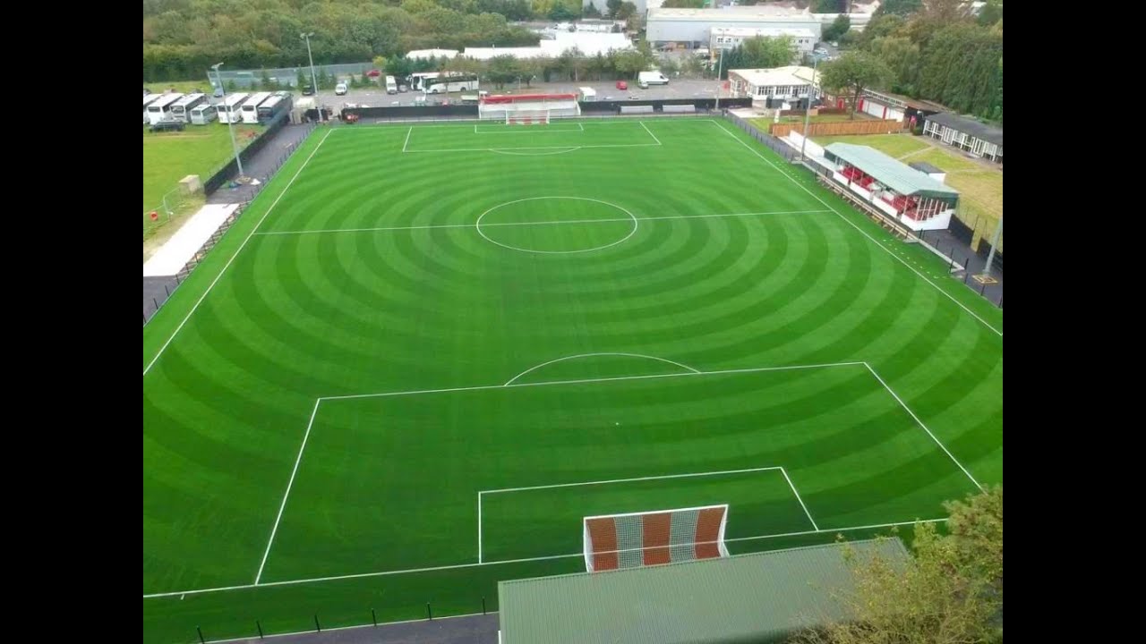 Uxbridge FC non-league football - View From the refurbished ground