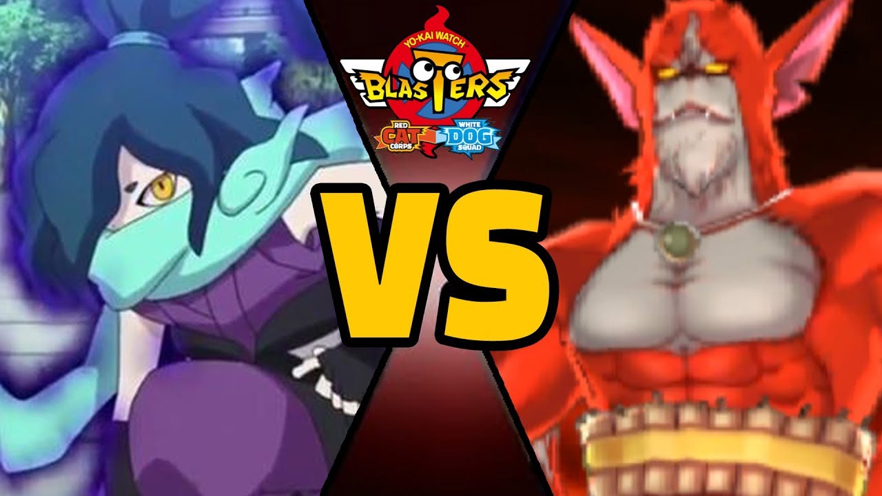 3 VENOCT vs RUBEUS J CHALLENGE in Yo-kai Watch Blasters (Theme Team)