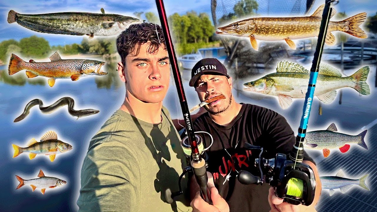48h XXL 🇩🇪-Fischarten Challenge: Wieviele Fangen wir?