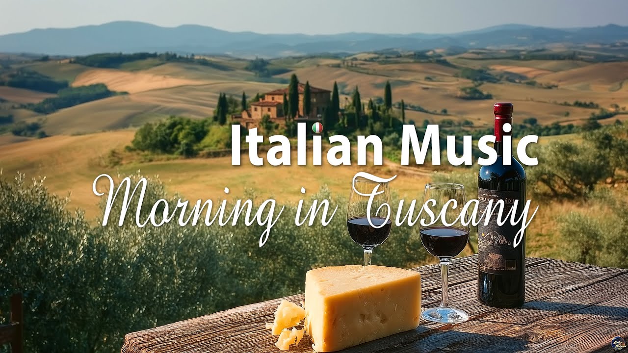 Sunny Mornings in Tuscany 🇮🇹 | 2 Hours of Light Mediterranean Music to Relax & Unwind 🌿🌅