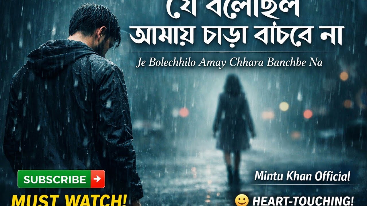 যে বলেছিল আমায় ছাড়া বাঁচবে নাJe Bolechhilo Amay Chhara Banchbe NaMintu Khan Official2026