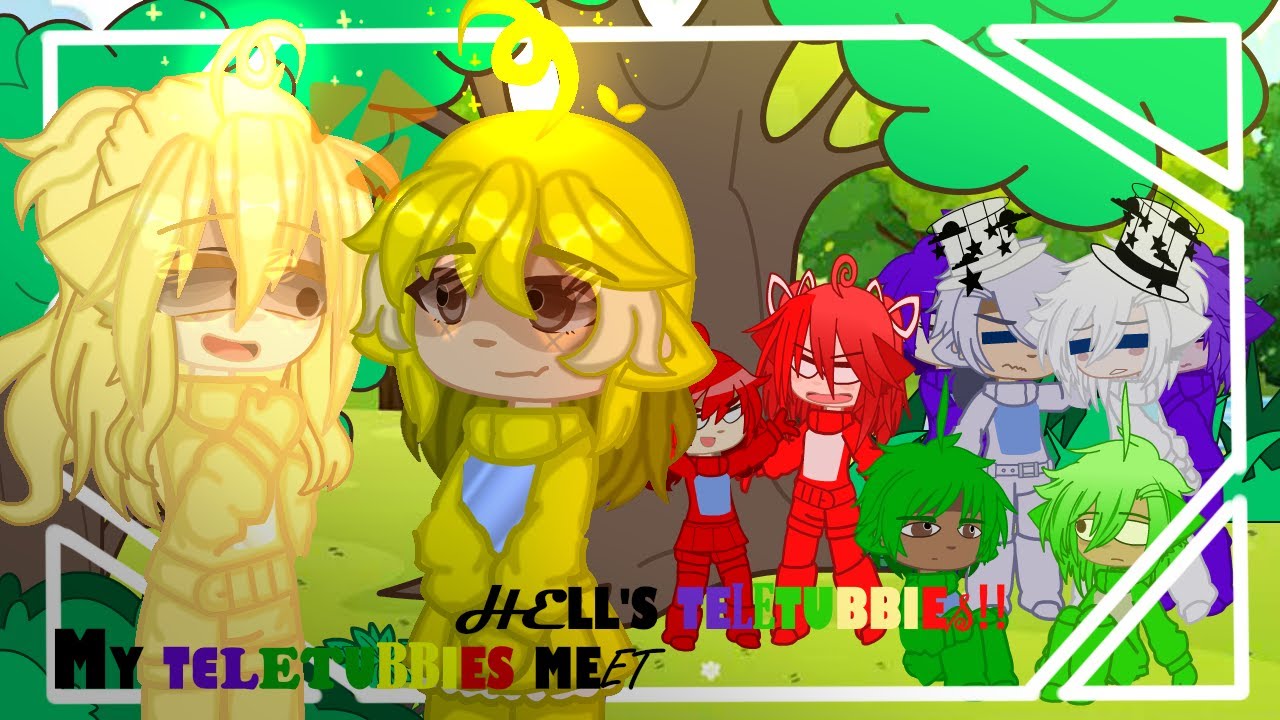 My teletubbies meet Hell's teletubbies!|| Collab w/