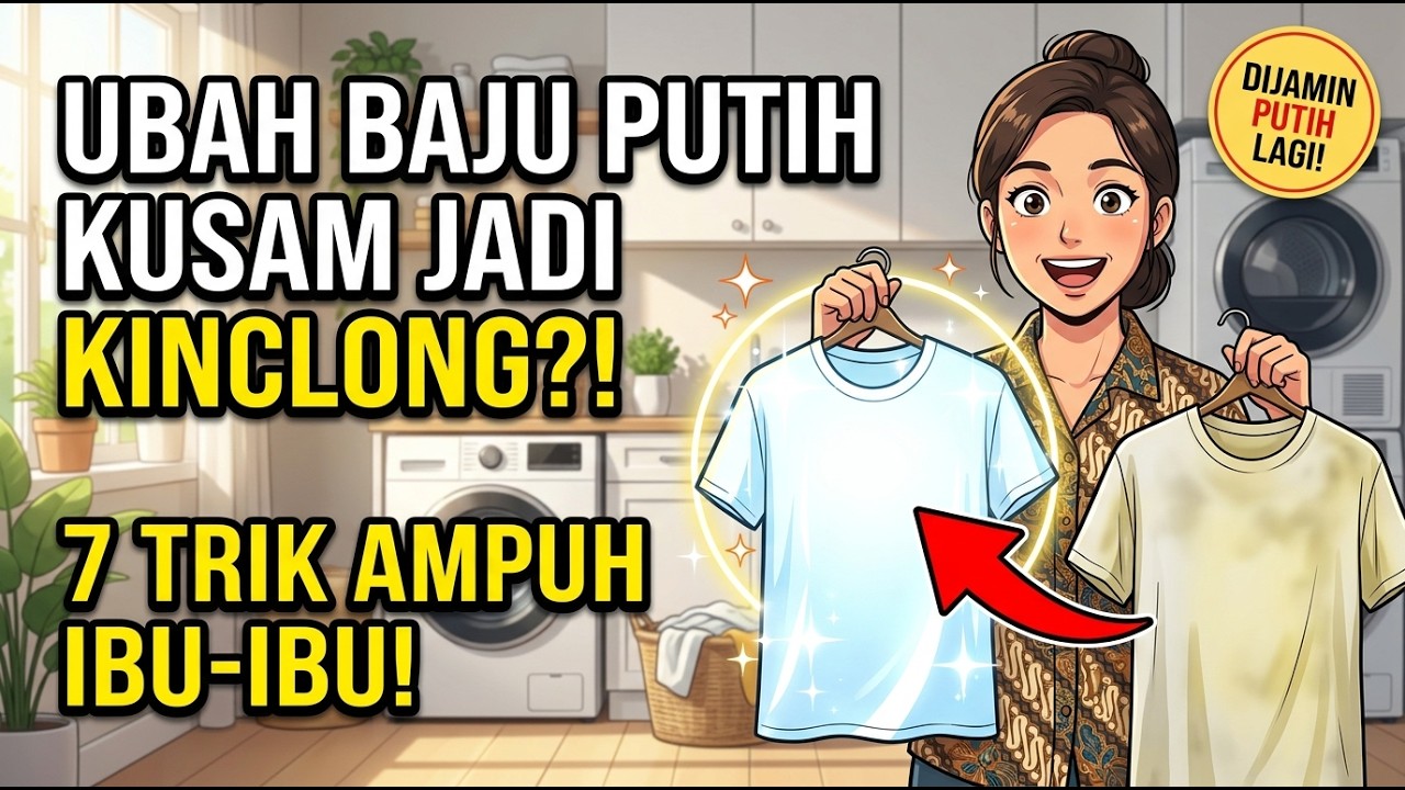 7 Trik Emak-emak Mencuci Baju Putih Agar Kembali Seperti Baru!. Ibu Ibu Harus Tahu Nih
