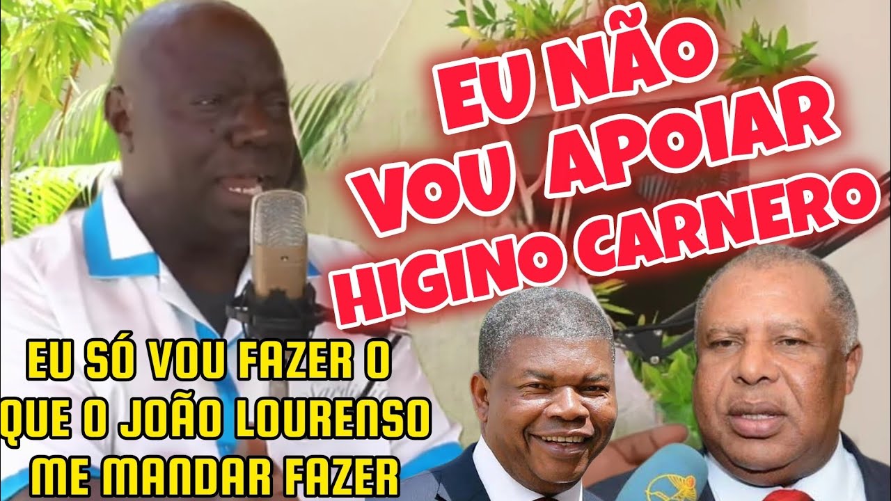 Kangamba Revela Indisposição Em Apoiar Higino Carneiro A Presidente Do MPLA 