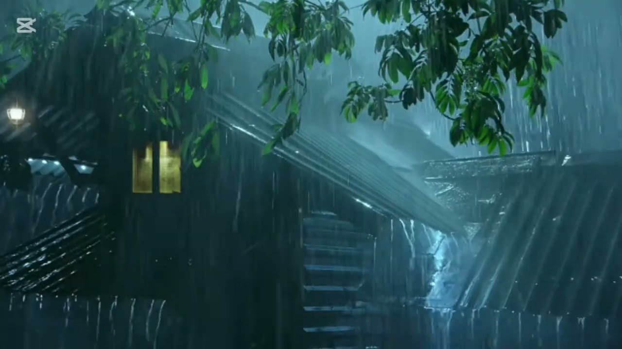Perfect Rain Ambience for Deep Sleep||Night Sleep 0.9||#rain 