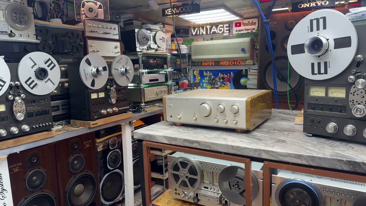 SANSUI AU-a907XR хорошая музыка на хорошем усилителе... тестим....