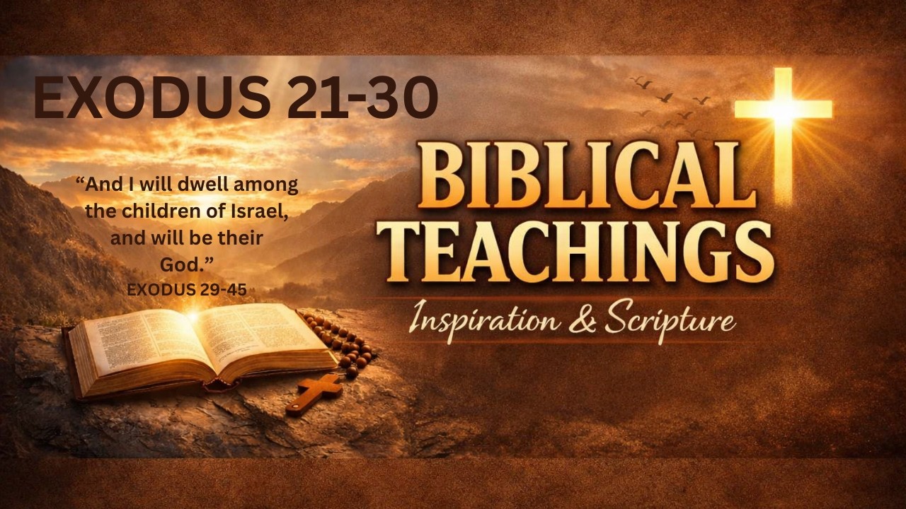 Exodus Chapter 21-30|Laws, Worship And God's Presence