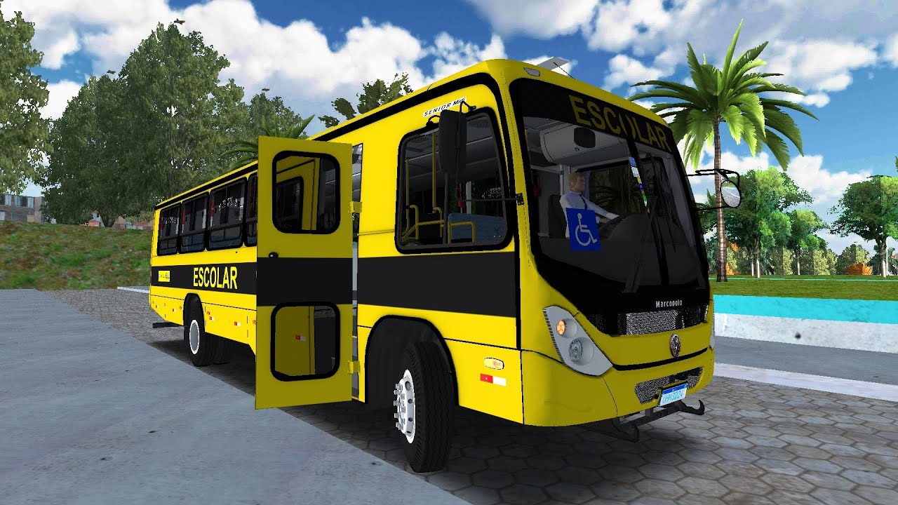 (PBSU) FINALMENTE SAIU O MOD MAIS ESPERADO DO ANO! MARCOPOLO SENIOR MIDI ESCOLAR 2020