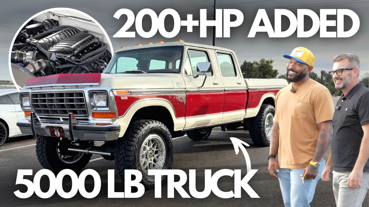 Увеличение мощности грузовика весом 5000 фунтов на 200+ л.с. | Ford F250 1979 года с наддувом Whi...