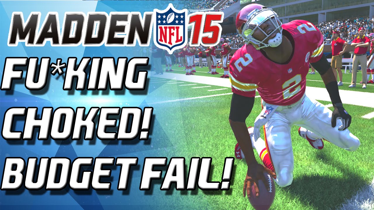 Madden 15 Ultimate Team - SUPERBOWL! I FU*KING CHOKED! BUDGET FAIL! - MUT 15
