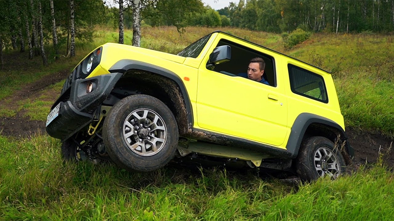 Японский Гелик творит ДИЧЬ! ПЕРЕВЕРНУТЬ Джимни... легко! Оффроад Тест Suzuki Jimny