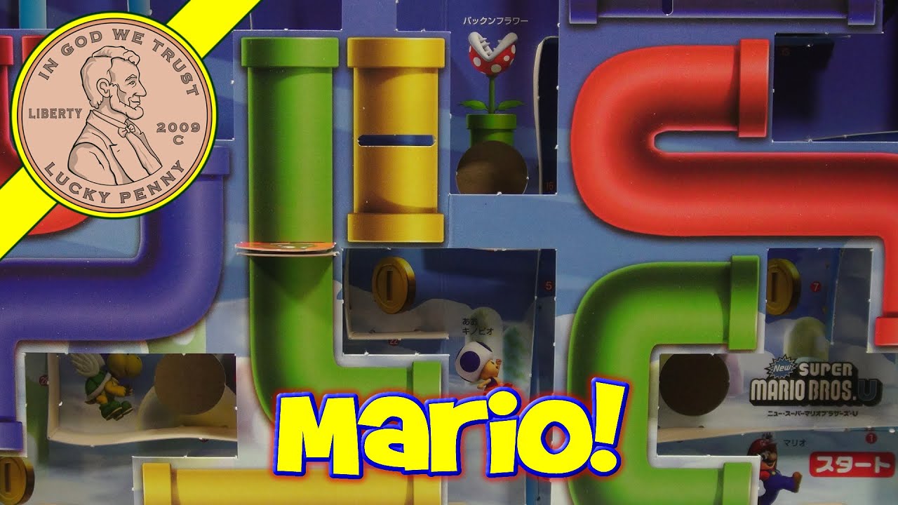Super Mario Brothers U Game Board! CoroCoro Comic Magazine