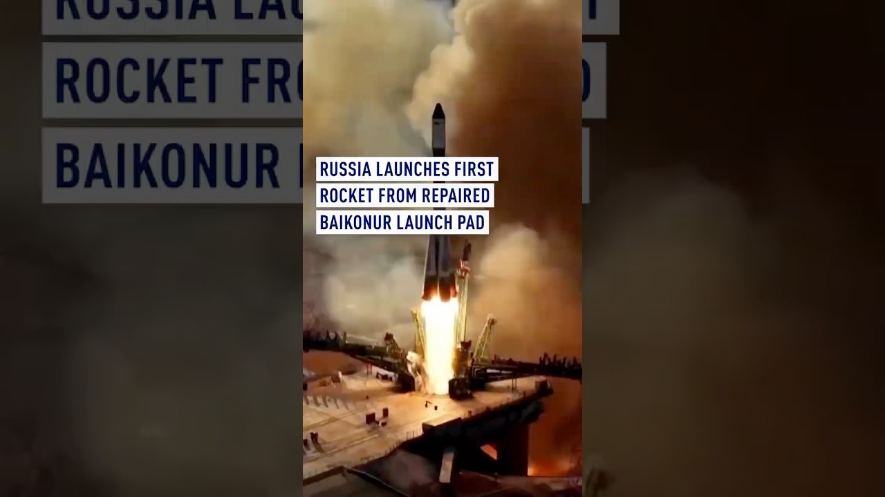 Russia launches first rocket from repaired Baikonur launch pad