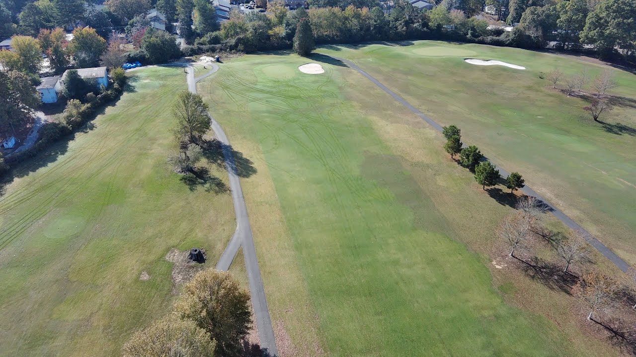 Alfred Tup Holmes Golf Public Course Atlanta GA Drone Flyover