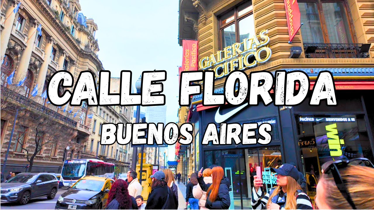 Explore Calle Florida Buenos Aires  Argentina&rsquo;s Iconic Shopping Street 4K