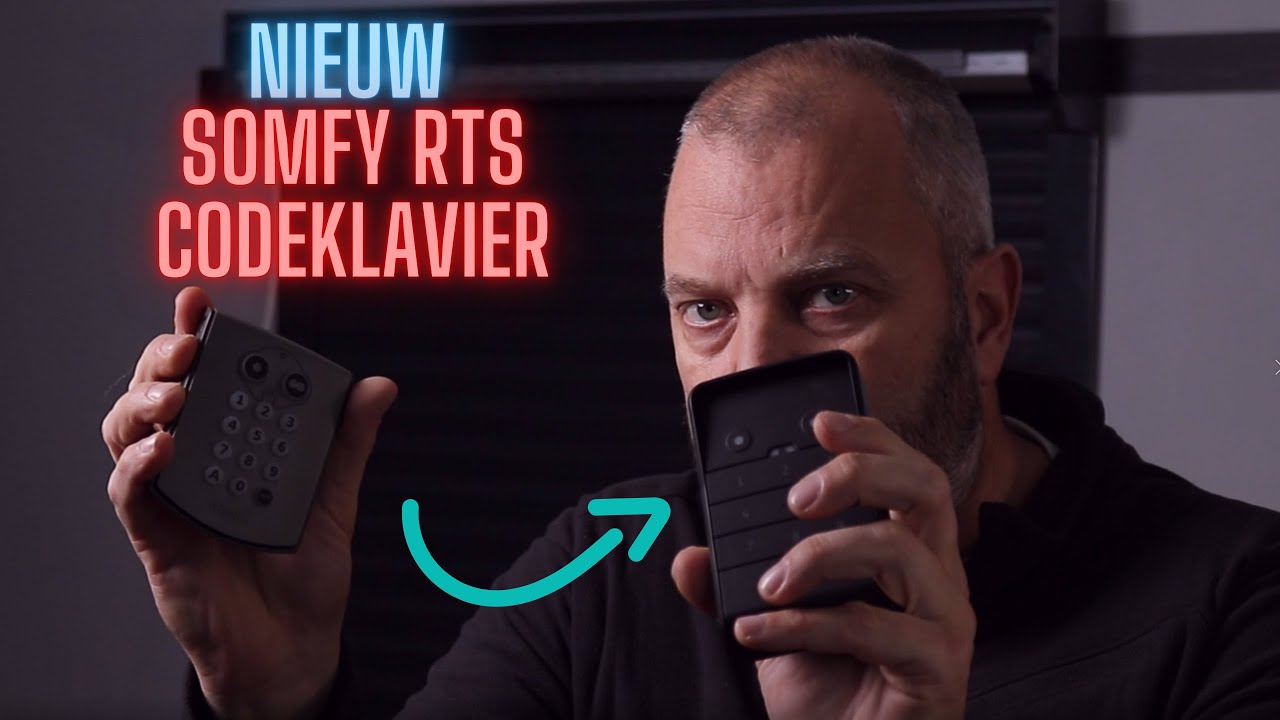 In detail bekeken en vergeleken - het nieuwe Somfy RTS codeklavier