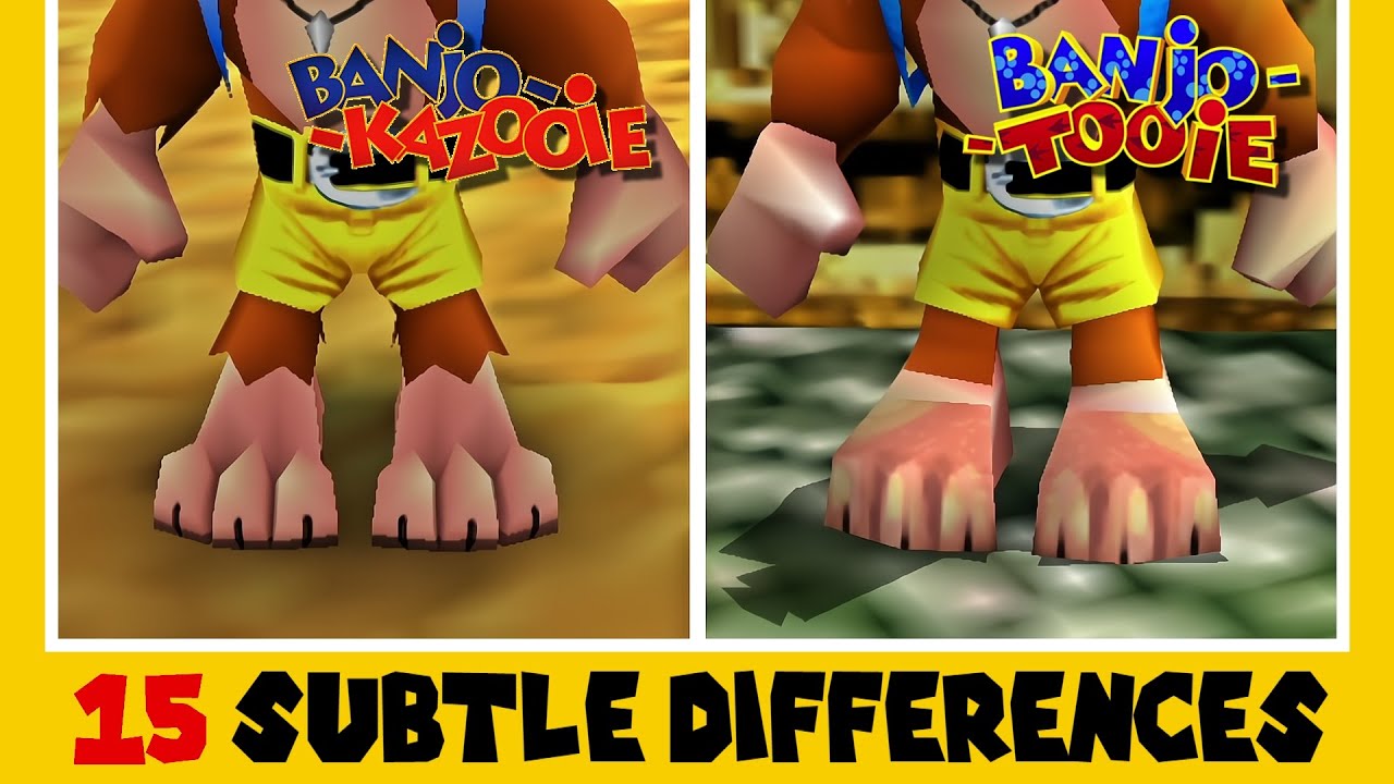 15 Subtle Differences Between Banjo-Kazooie and Banjo-Tooie - Part 2