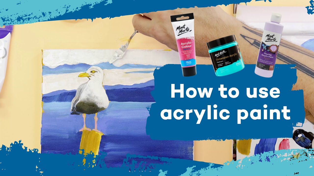 How to use acrylic paint