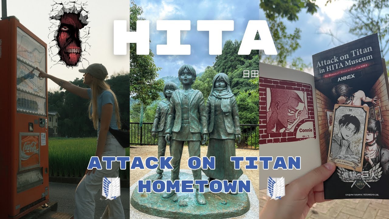 🌿 Attack on Titan Town in Japan | The Most Peaceful Place in Japan? | Silent Vlog 🌿