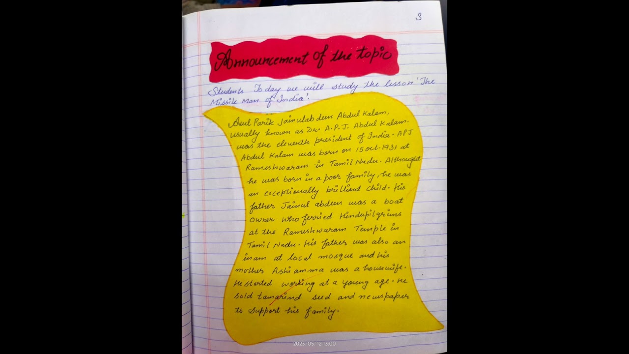 Mega lesson plan (English) for B.Ed