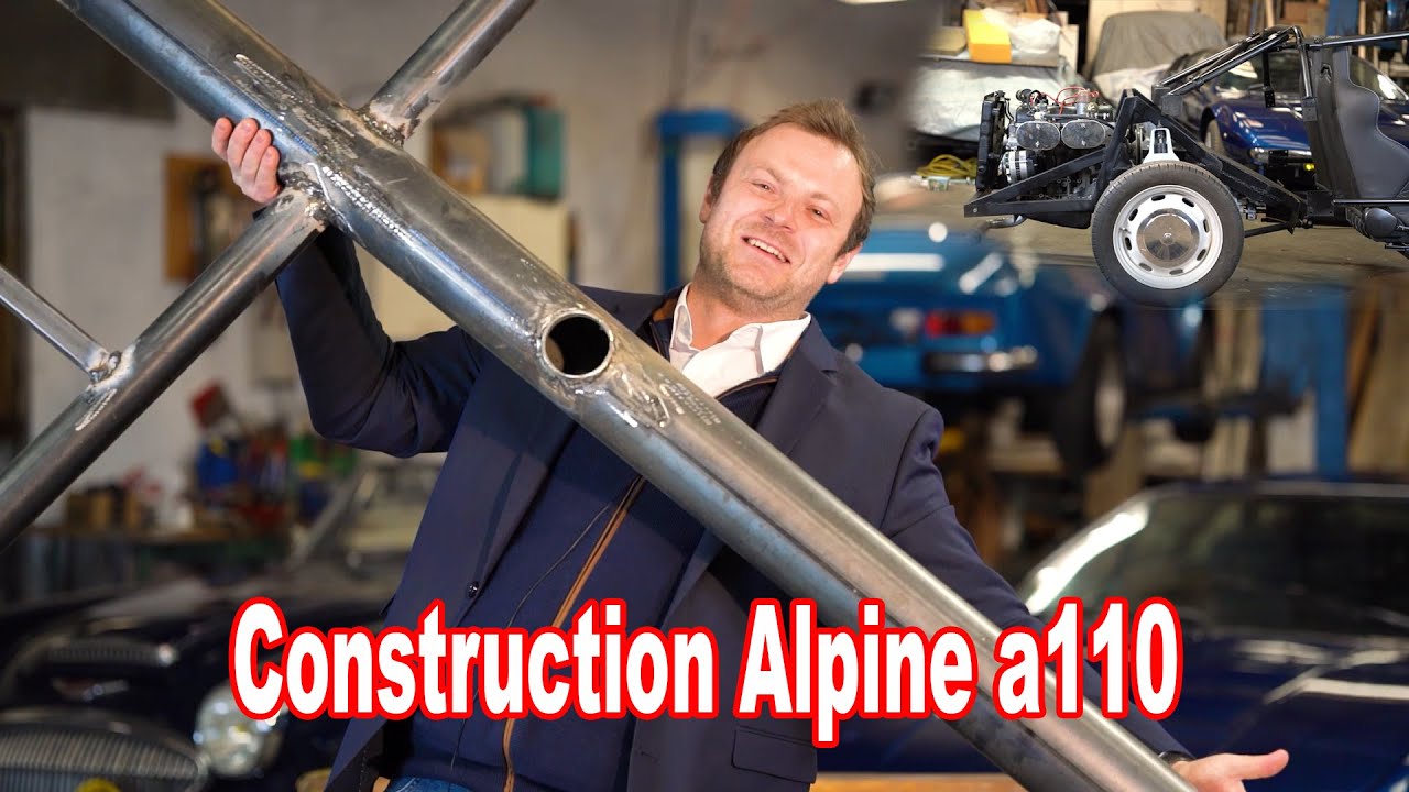 On construit une ALPINE A110 avec mon père ! Châssis, moteur, freins, tout y est (ou presque) !