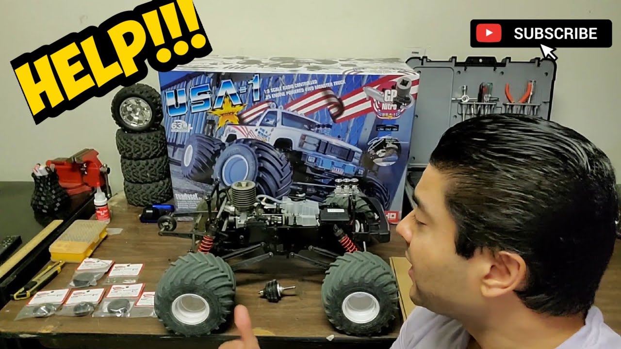Kyosho USA 1 Nitro Monster Truck 3-Speed Transmission Rebuild...need help with settings!