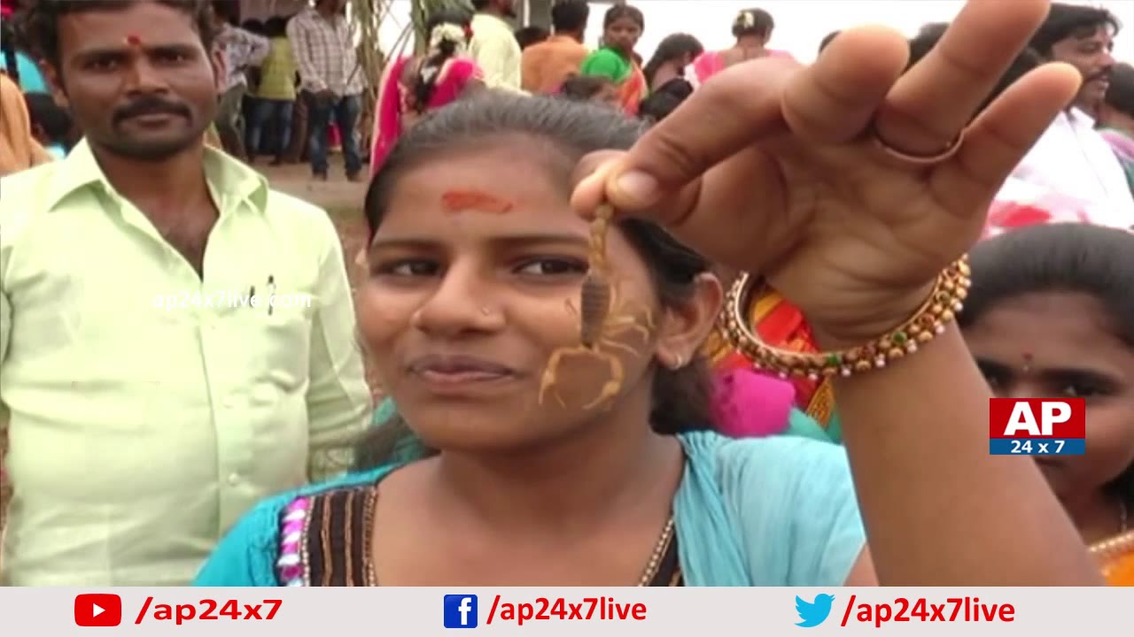 Scorpions Festival At Kandukur Village | Mahabubnagar | AP24x7