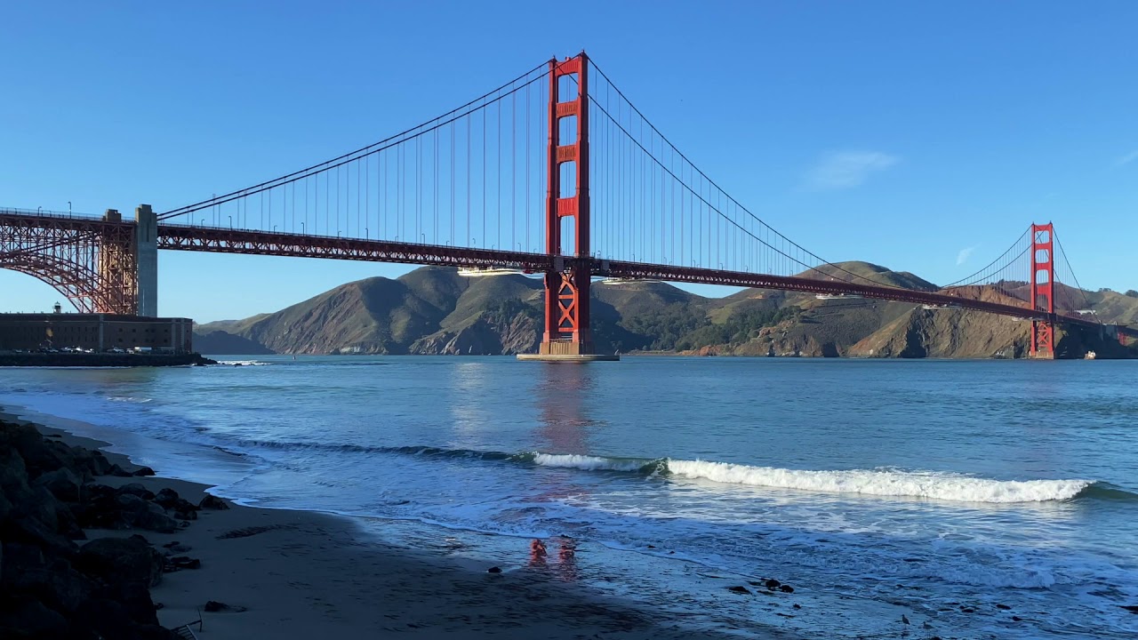 Golden Gate Bridge - 9 hour HD Screensaver - Relaxing