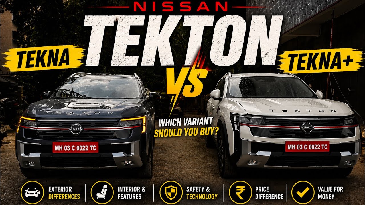 2026 Nissan Tekton Tekna Plus vs Tekna | Detailed Comparison