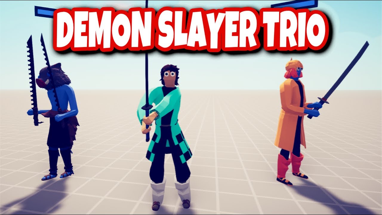 Demon Slayer Trio vs Every Faction - Totally Accurate Battle Simulator TABS