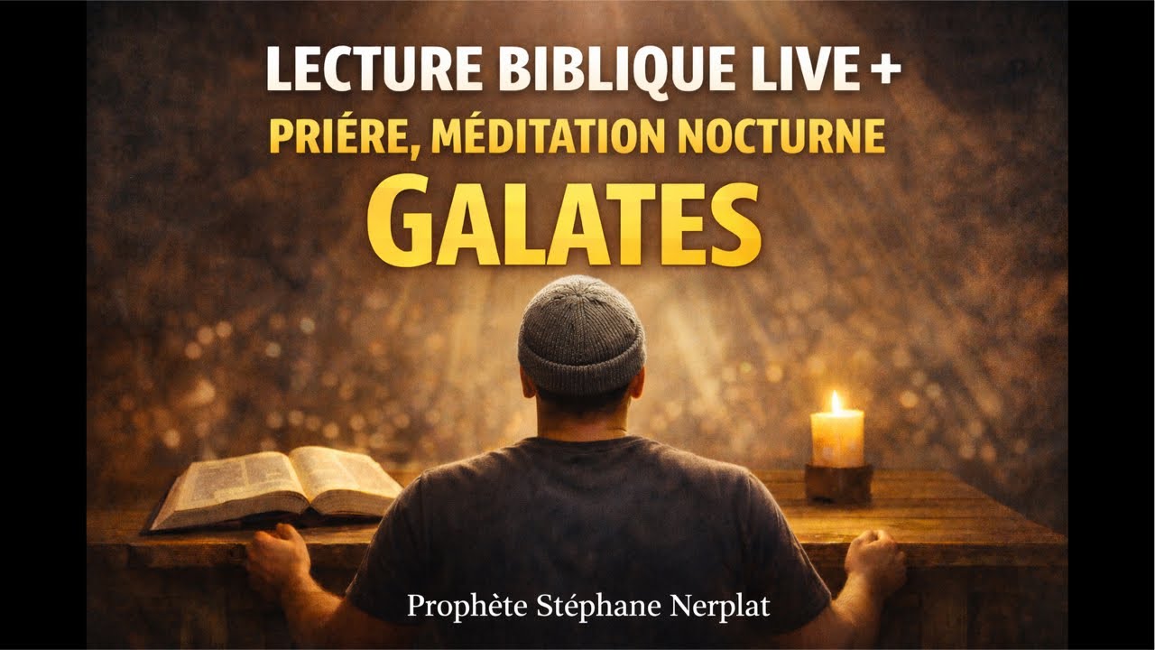 LECTURE BIBLIQUE LIVE - LIVRE DE GALATES - CONNECTE-TOI - PROPHÈTE STÉPHANE NERPLAT