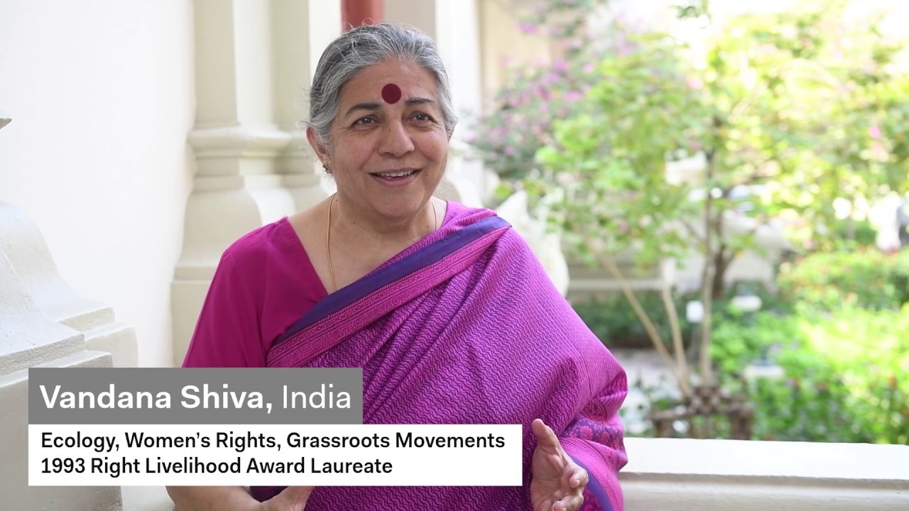 Interview with 1993 Right Livelihood Award Laureate Dr. Vandana Shiva