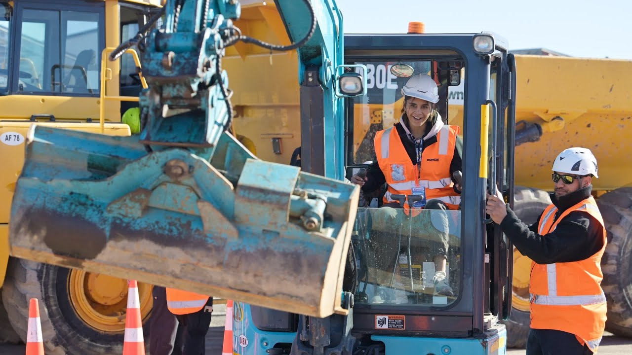 Girls at work: Students experience infrastructure careers
