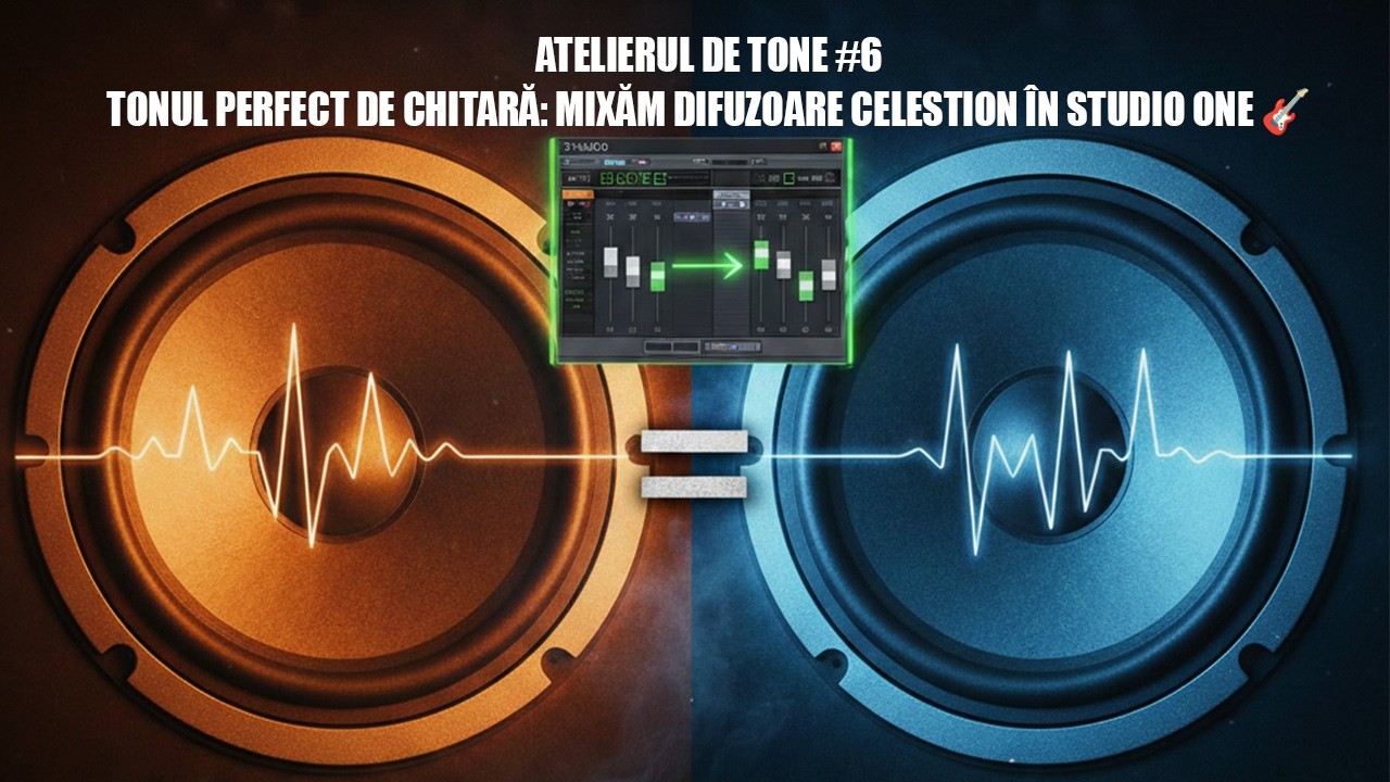 Atelierul de Tone #6. Tonul Perfect de Chitară: Mixăm Difuzoare Celestion în Studio One