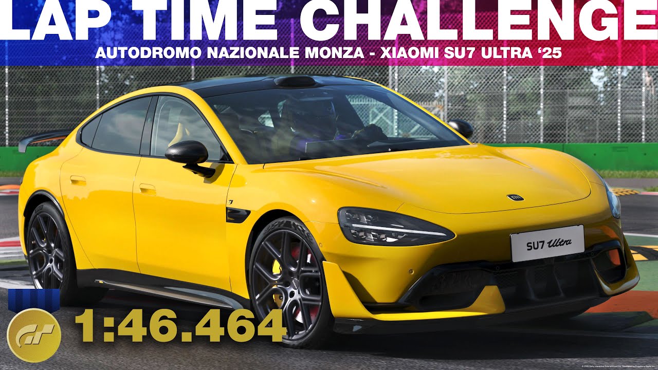 Gran Turismo 7 Lap Time Challenge - Autodromo Nazionale Monza - Xiaomi SU7 Ultra '25
