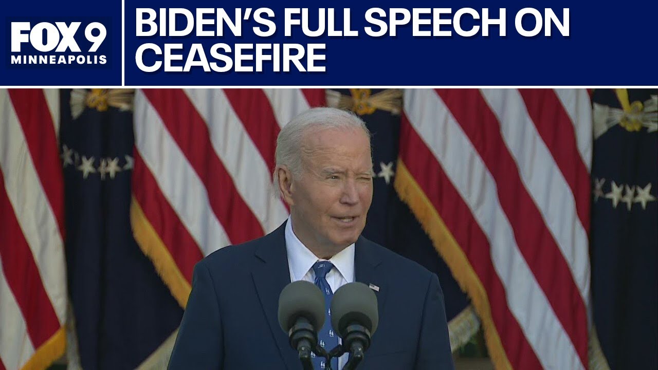 President Biden: Israel, Hezbollah ceasefire is 'good news' [FULL SPEECH]