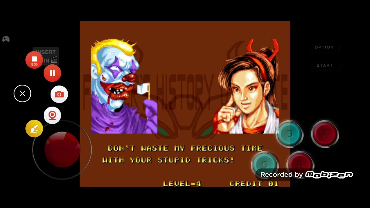 Fighters history Dynamite Gameplay difficult game to beat. 