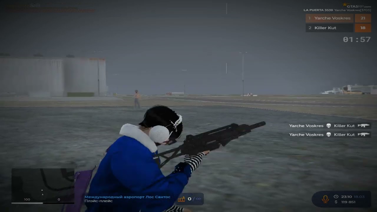 выиграл @killerkut228  на @GTA5RP