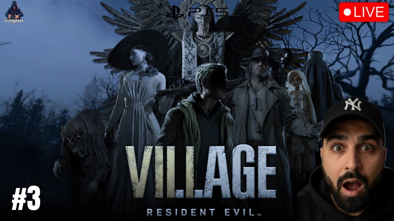 🔴 LIVE NOW: Kill the Lords Begins 😈 | Resident Evil Village PS5 | Part 3 | LEGENDRAAZ GAMING