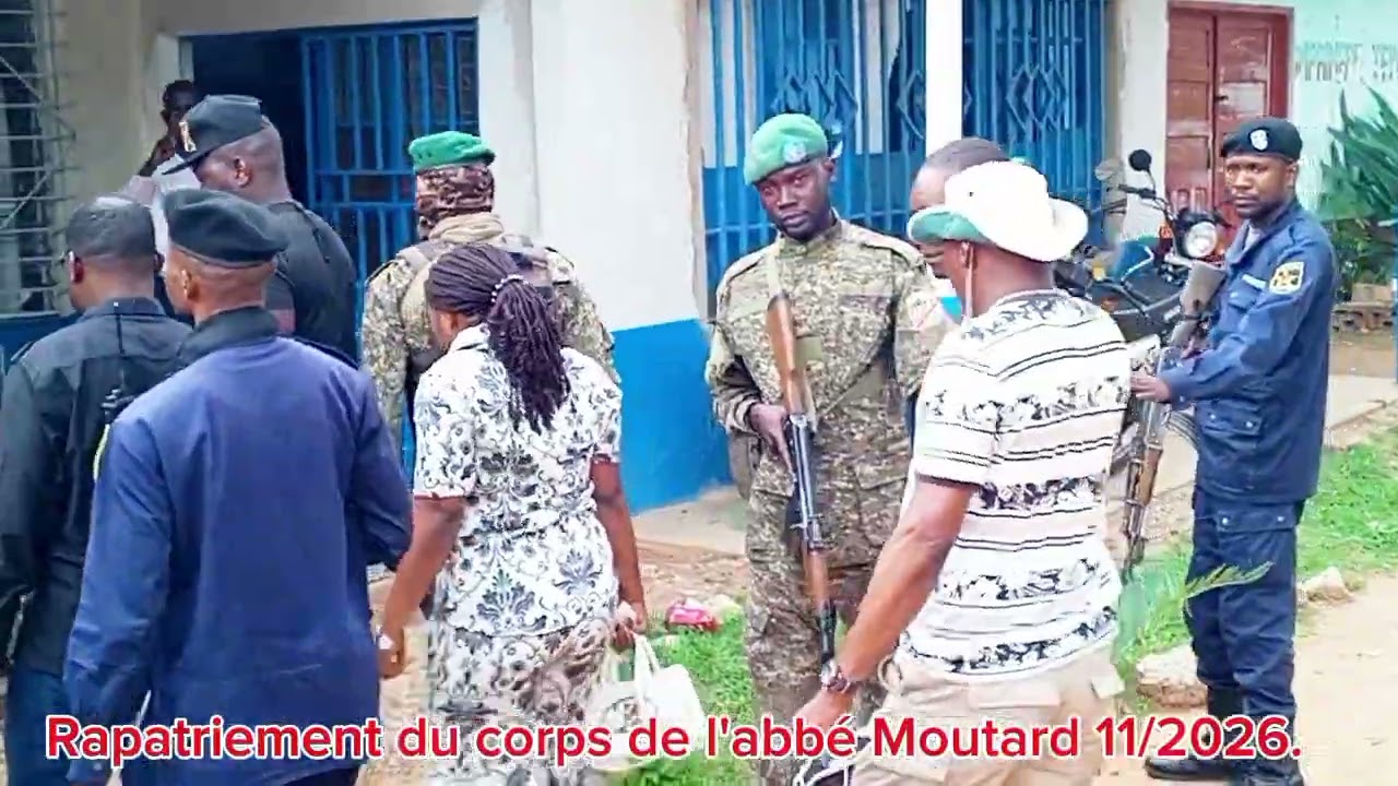 Rapatriement de la dépouille mortelle de l'abbé Moutard NGOYI.Janvier 2026.