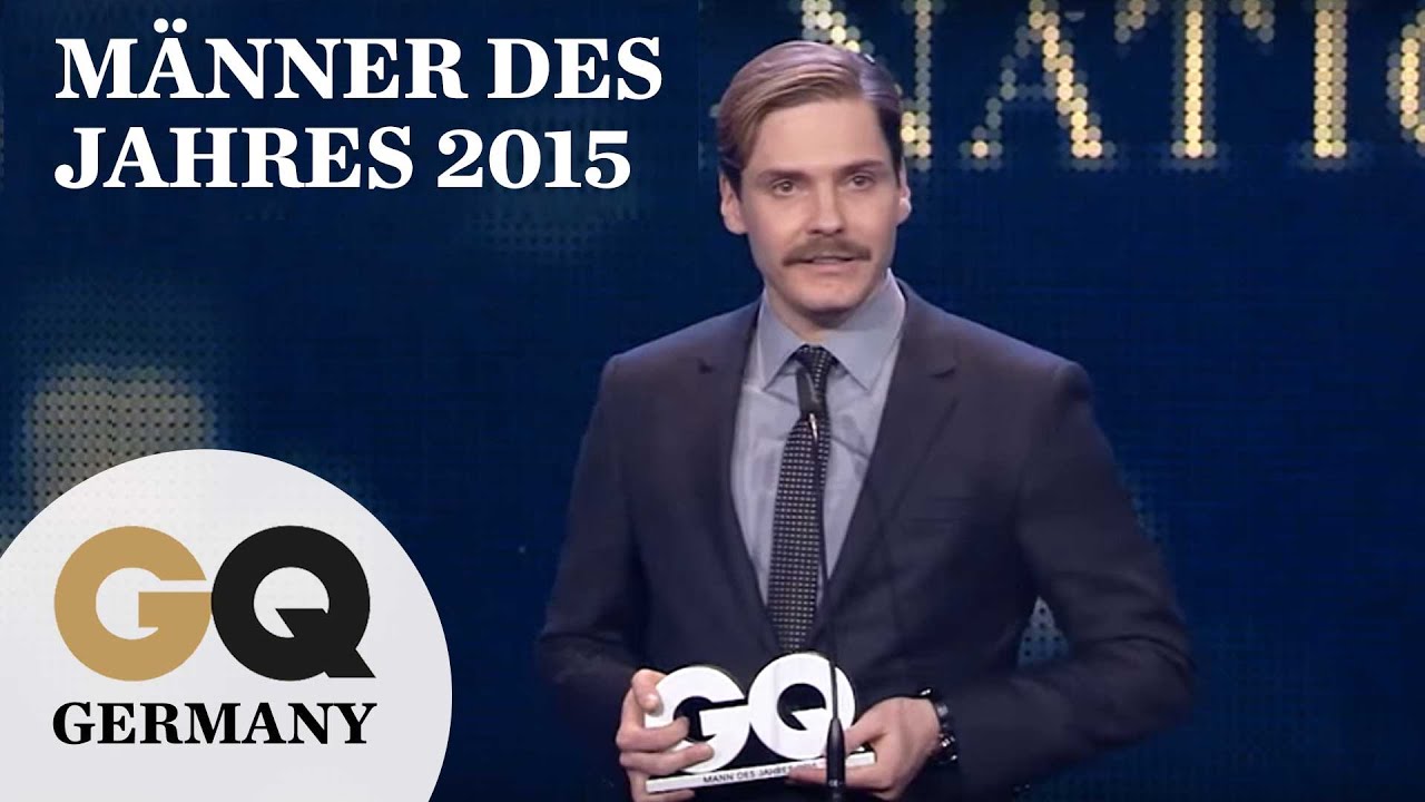 Daniel Brühl wird als bester Schauspieler ausgezeichnet | GQ Männer des Jahres 2015