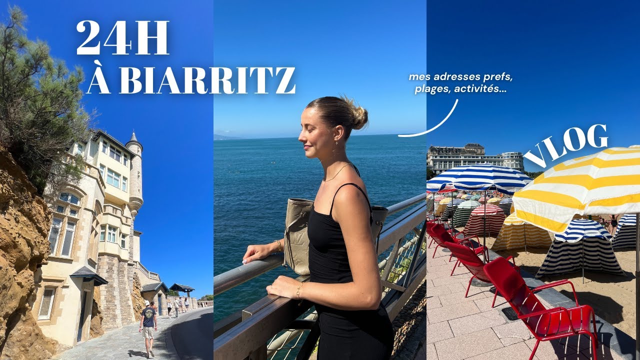 UNE JOURNÉE À BIARRITZ EN ÉTÉ