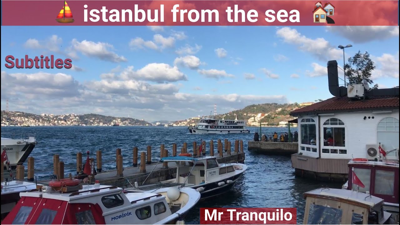 Estambul desde el mar ⛵️ Hermosas casas del Bósforo 🏘