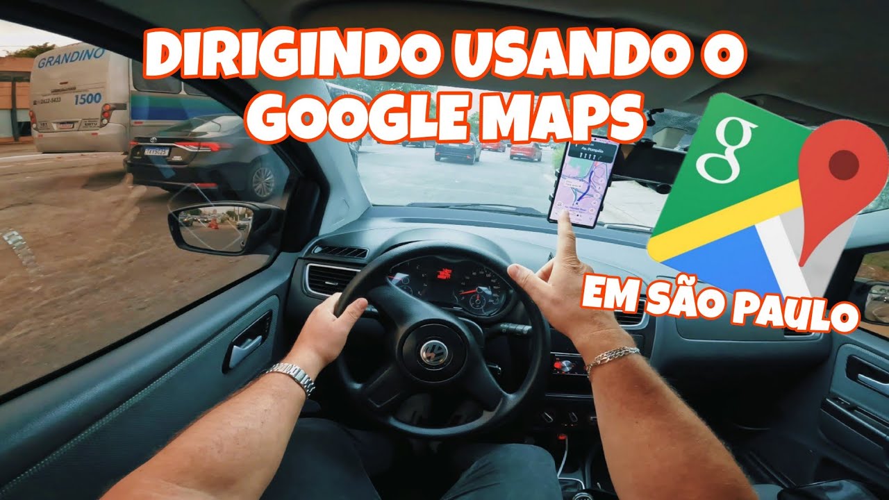 DIRIGINDO COM GPS GOOGLE MAPS EM SÃO PAULO - CAPITAL [ MUITAS DICAS ]