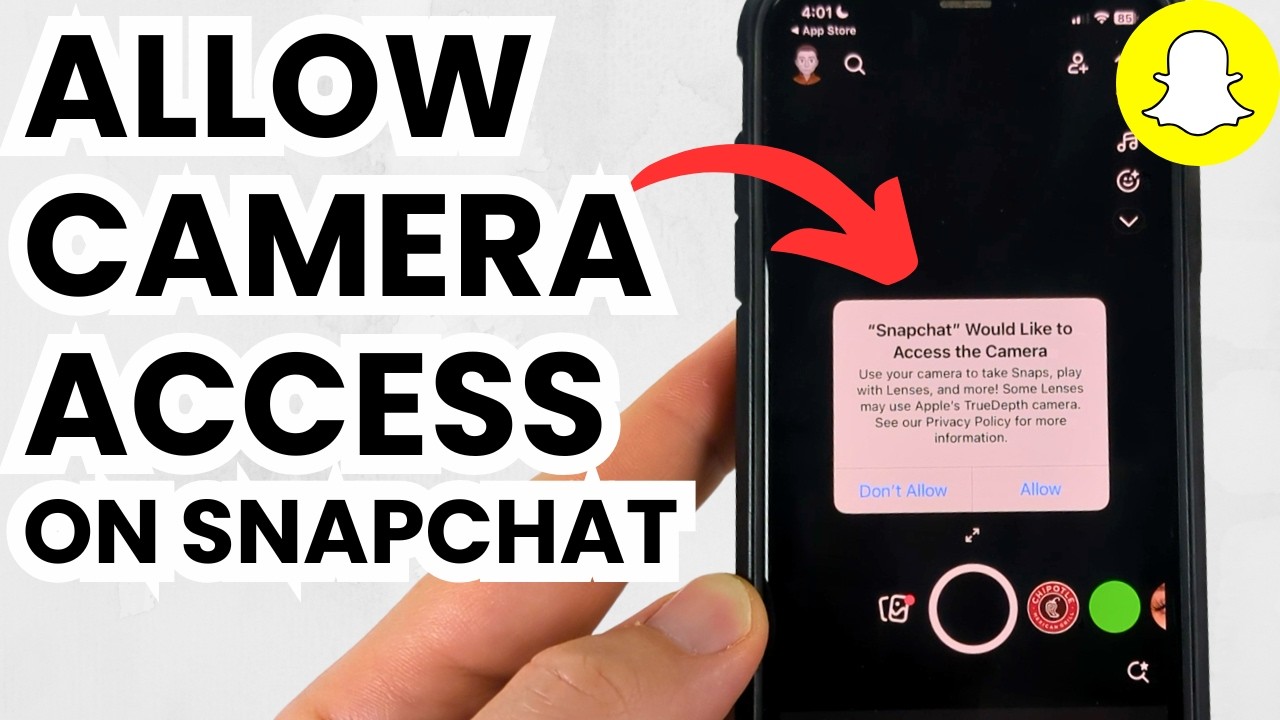 How to Allow Camera Access in Snapchat - 2025 Working