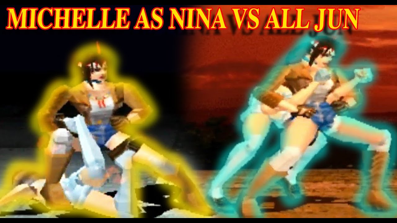 [TAS] Michelle As Nina VS All Jun - Tekken 2 (Requested)