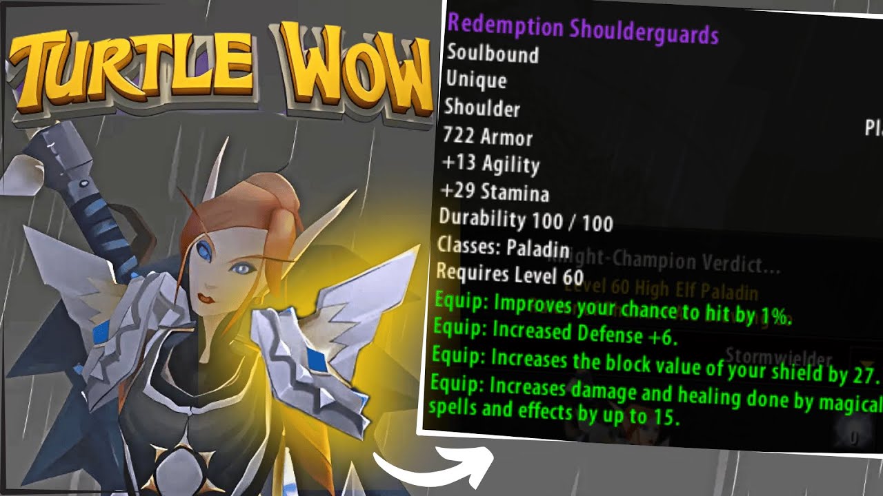 Turtle WoW's New PALADIN Tier Sets ARE INSANE! Tower of Karazhan 1.17.2