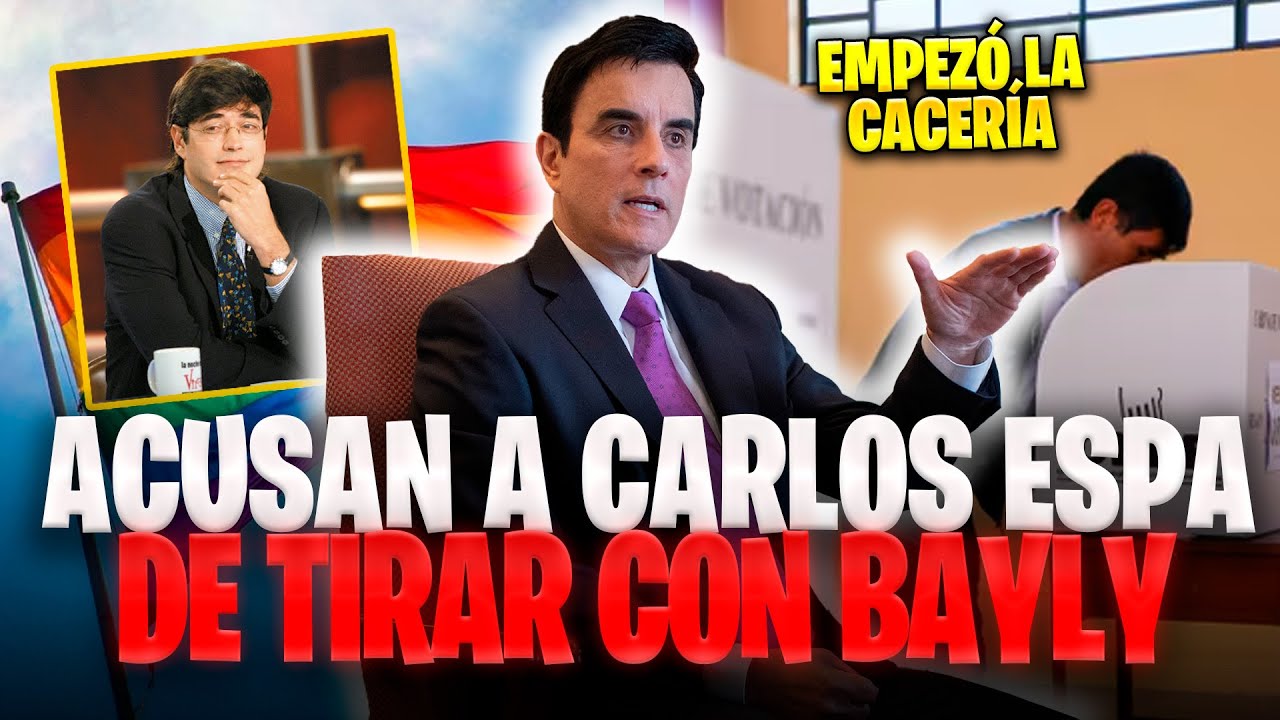 SE QUIEREN BAJAR A CARLOS ESP&Aacute; DE LAS ELECCIONES 2026 #peru